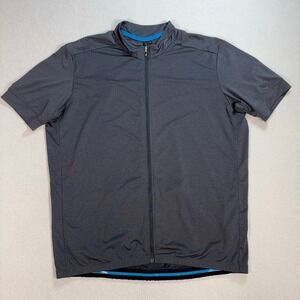 Specialized RBX Comp Jersey Men's XL Gray Full Zip Stretch Pockets Cycling Bike
